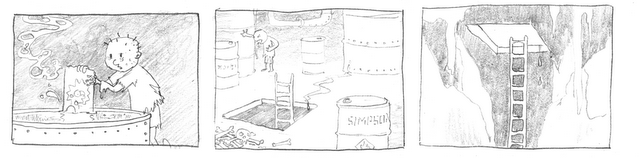 El Storyboard de Banksy para los Simpson