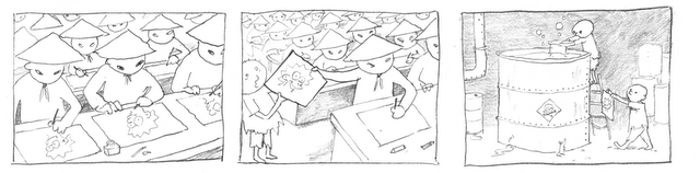 El Storyboard de Banksy para los Simpson