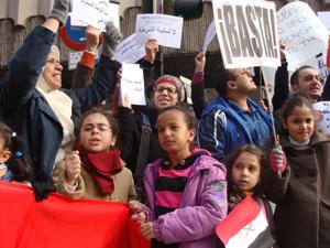 Egipto se manifiesta también en Madrid