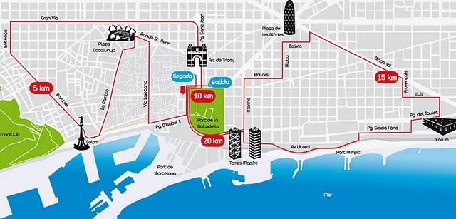 23 Mitja Marató de Barcelona - Half Marathon In Progress - Reencuentro con Abel Antón y el BRT
