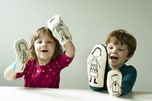 Títeres de guantes para niños