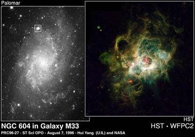 La constelación del Triángulo y sus tesoros: M33 y NGC 604