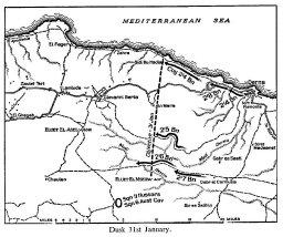 Los británicos vencen la tenaz resistencia italiana en Derna y saquean la localidad - 31/01/1941.