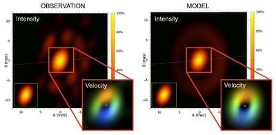 Telescopio de 130 metros revela disco estelar