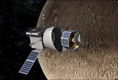 La sonda BepiColombo con destino a Mercurio, ya siente el calor