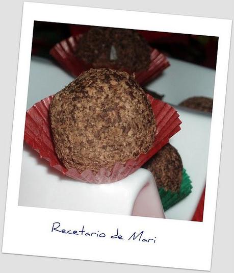 TRUFAS DE CHOCOLATE ITALIANAS