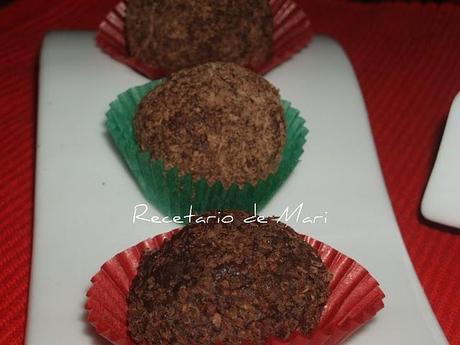 TRUFAS DE CHOCOLATE ITALIANAS