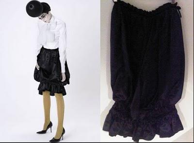 De armario en armario: Falda de María Barros y bolso de anticuario