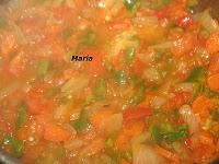 Pasta pajaritas con asadura de pollo