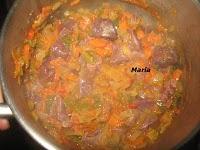 Pasta pajaritas con asadura de pollo