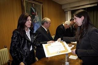 La Dra. Rocío López Posadas recibe el Premio MSD a la “Mejor Investigación en Genómica y Protéomica 2010”