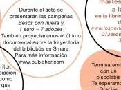 escritor Gonzalo Moure presenta proyecto Bubisher Zaragoza Actualidad literaria Noticias mundillo