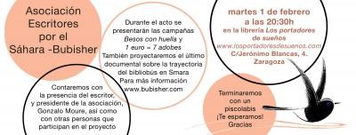 El escritor Gonzalo Moure presenta el proyecto Bubisher en Zaragoza - Actualidad literaria - Noticias del mundillo