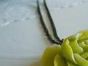 Collar rosa color melón