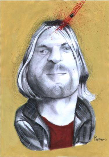 Rem & Stimpy chotearon a Kurt Kobain