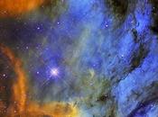 nebulosa Pelícano entre gas, polvo estrellas