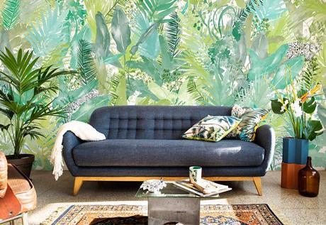 Papel pintado tropical