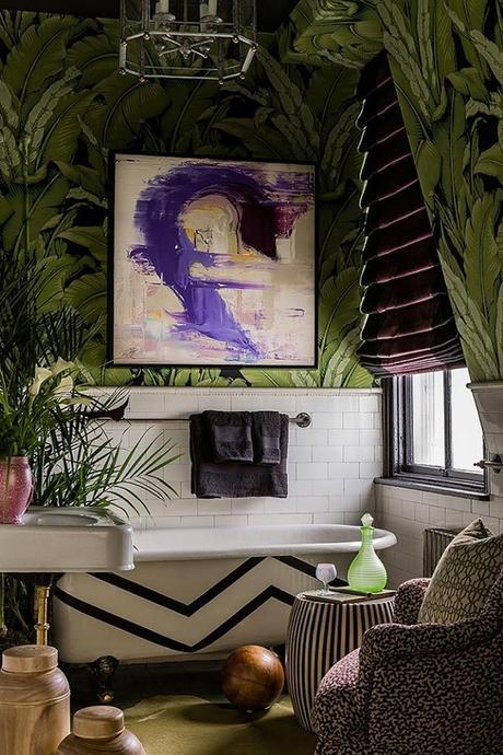 Papel pintado tropical