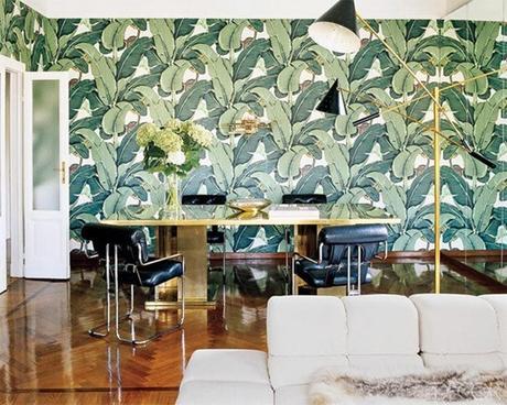 Papel pintado tropical