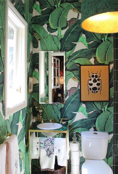 Papel pintado tropical