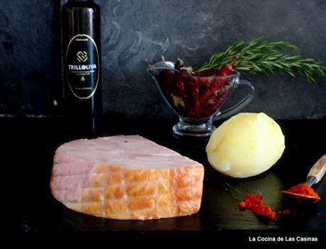 Lacón Cocido con Cachelos Lacón Cocido con Cachelos