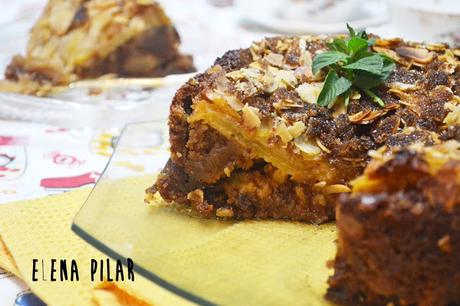 Pastel de manzana, almendra y jengibre (sin harina)