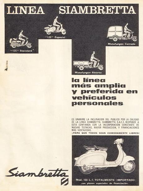 La línea Siambretta 125