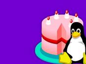 Linux está cumpleaños: años!