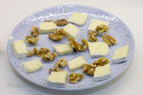 Galette de queso brie y nueces.