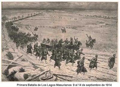 Resultado de imagen de batalla de los lagos masurianos