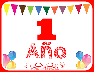 Hoy celebramos el primer año de mi niño