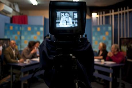 TeleK y 'La Tuerka' fue el primer espacio televisivo de Pablo Iglesias. Fuente: Verkami