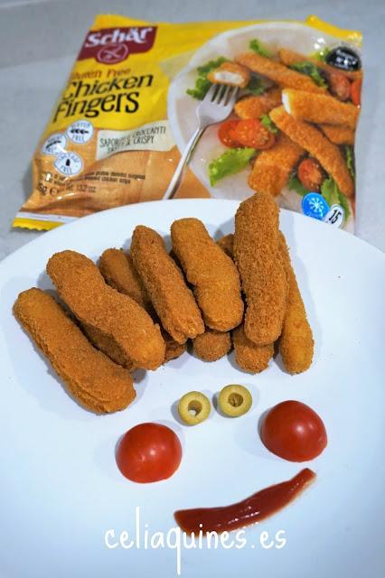 Chicken Fingers de Schar para una cena rápida Chicken Fingers de Schar para una cena rápida