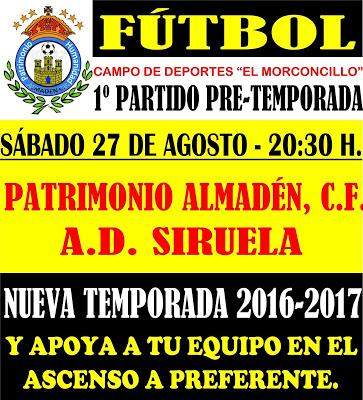 Hoy fútbol en Almadén