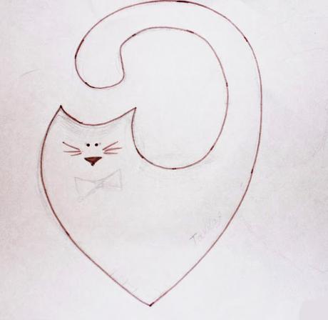 Almohadas en forma de gatitos - DIY -