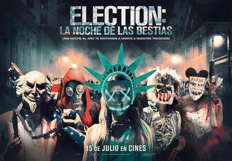 ¿Aun no habéis visto la película Election: las noche de las bestias?