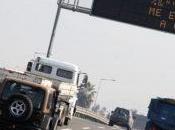 Matrículas infractores paneles carretera