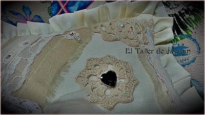 almohadones shabby chic-el taller de jazmin