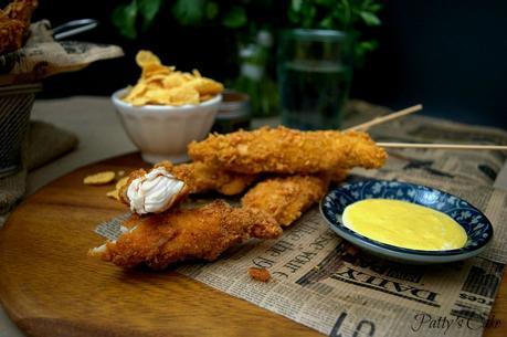 Pollo frito con cornflakes, ¡ricos chicken fingers para los peques! #Asaltablogs