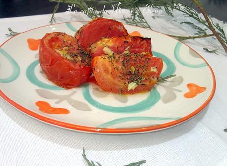 Tomates asados con tomillo