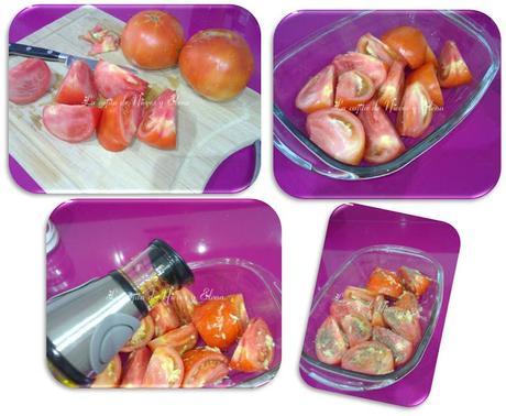 Tomates asados con tomillo