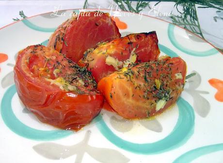 Tomates asados con tomillo