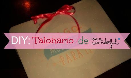 DIY: Talonario de vales de     Mr Wonderful