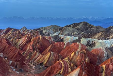 El Parque geológico nacional Zhangye Danxia, China