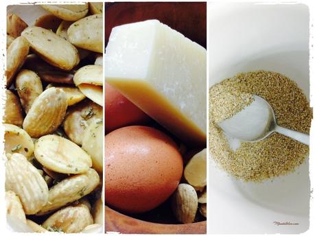 Tortitas con huevo y parmesano Ingredientes_Fotor