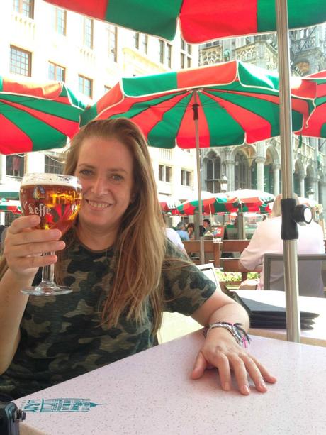 grand-place, bruselas, terraza