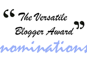 Versatile Blogger Award