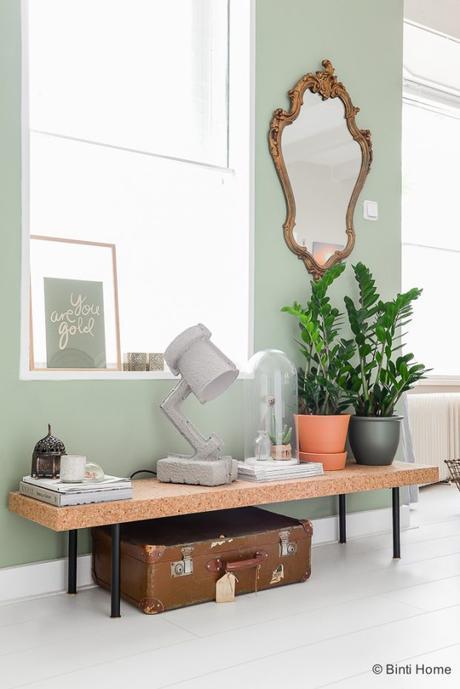 decorar rincon con banco