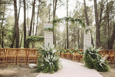 ceremonia boda bosque www.bodasdecuento.com