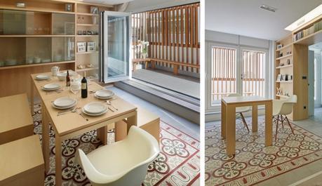 reformas galicia Reforma de piso con terraza en Ourense muebles mecano muebles giratorios muebles de diseño muebles a medida estilo nórdico diseño interiores decoración interiores 
